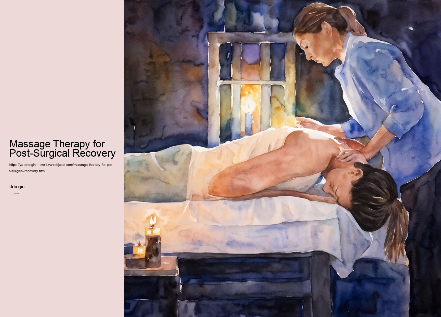 Massage Therapy for Post-Surgical Recovery